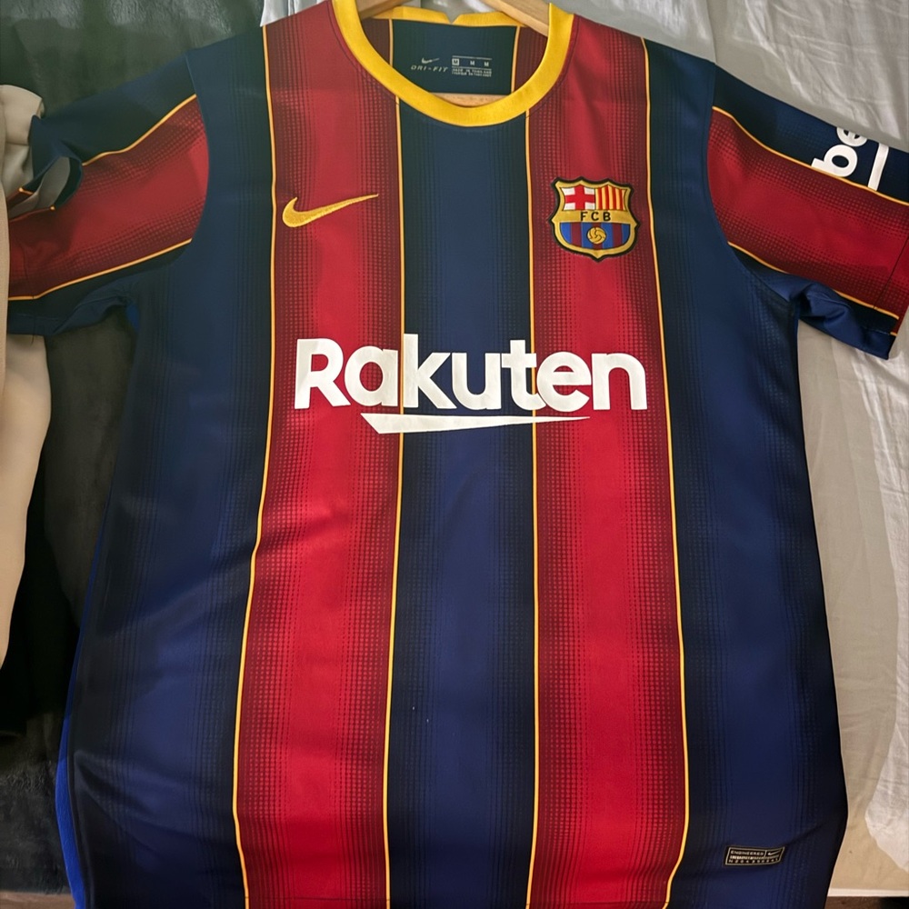 Nike Barcelona Striped Jersey - Red, Blue, Yellow